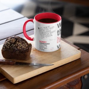 Aai Shappat - Printed Coffee Mug for Graphics Designer, Coffee Mug for Gift, 320ml