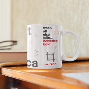 Aai Shappat - Printed Coffee Mug for Graphics Designer, Coffee Mug for Gift, 320ml